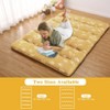 Futon Mattress, Japanese Twin Size - Floral Pattern Floor Mattress for Tatami, Sleeping Pad, Camping Travel - 4 of 4