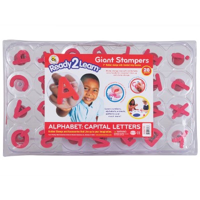 Ready 2 Learn Giant Stampers, Alphabet, Uppercase, Set of 28