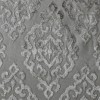 Grungis 50x84 Inch Polyester Knitted Jacquard Damask Total Blackout Curtain Panels with Grommet Top for Living Room,Bedroom - 4 of 4