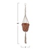 Storied Home Handwoven Cotton Macramé Plant Hanger, Natural - 2 of 2