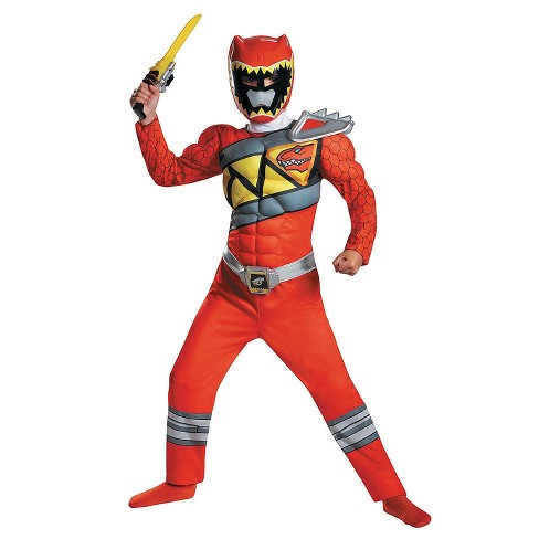 Disguise Boys' Classic Power Rangers Dino Charge Gold Ranger