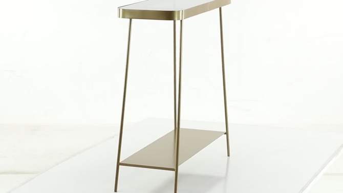 Modern Metal Console Table - Olivia &#38; May, 2 of 7, play video