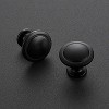 Attop 10 Pack 1-1/4 Inch Kitchen Cabinet Knobs Matte Black Zinc Pulls Door Handles for Dresser Drawers - 2 of 4