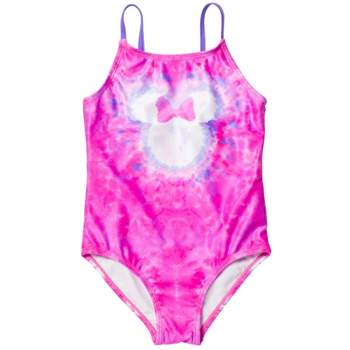Disney Minnie Mouse Girls One Piece Bathing Suit Little Kid to Big Kid