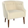 NicBex Modern Button-Tufted Small Club Accent Chairs for Living Room,Comfy Upholstered Arm Chairs,Soft Padded Tub Chair - 3 of 4