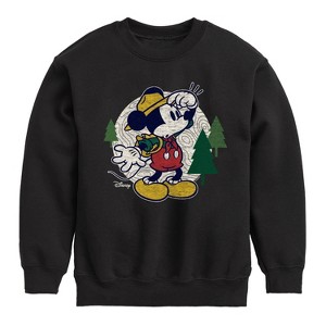 Boys' - Disney - Mickey & Friends Graphic Long Sleeve Fleece Sweatshirt - 1 of 4