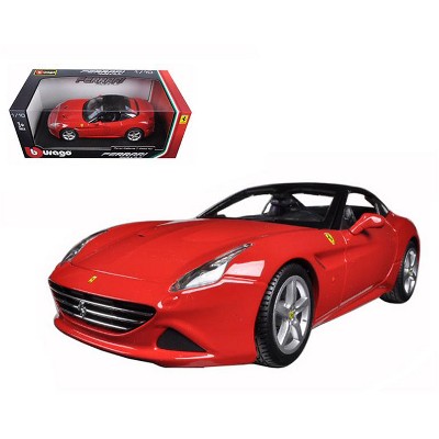 Ferrari California T (closed top) Red 1/18 Diecast Model Car by Bburago