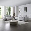 Power Leather Recliner Sofa Set w/ USB, Storage & Cup Holders. Electric Adjustable Backrest & Footrest - Luxury Functional Sofa - 2 of 4