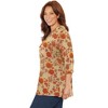 Catherines Easy Fit 3/4-Sleeve V-Neck Tunic - 4 of 4