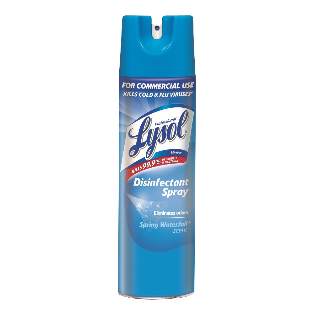 UPC 036241760755 product image for Professional Lysol Brand Disinfectant Spray, Spring Waterfall, 19oz Aerosol Can | upcitemdb.com