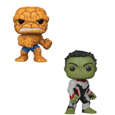 Funko Pop! 2 Pack Marvel - The Thing #560 & Hulk Endgame #451