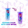 Silver Buffalo Disney The Little Mermaid Ariel and Friends Color-Changing Plastic Tumbler - 2 of 4