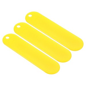 Unique Bargains Fishing Net Repair Line Kits Plastic Netting Needle Shuttle 3 Pcs Yellow 5.12"x1.26"x0.13" - 1 of 4