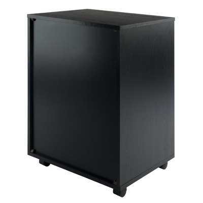 Mobile 5-Drawer Vertical Lockable Cabinet in Sleek White