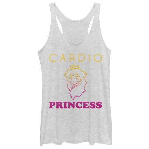 Women's Nintendo Cardio Princess Peach Racerback Tank Top - image 1 of 3