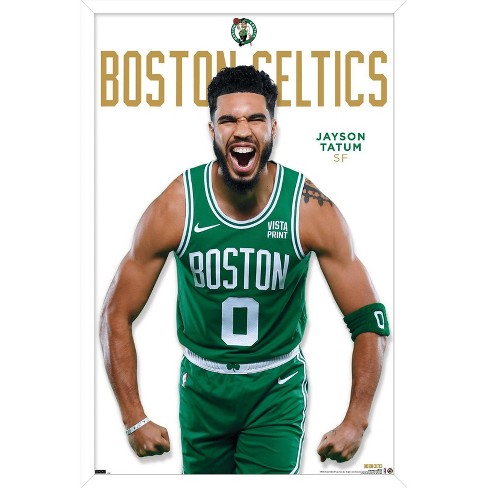 Sleep Squad Boston Celtics Jayson Tatum 60 x 80 Raschel Plush Jersey Blanket