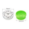 Unique Bargains Waterproof Decorative Silent Quartz Suction Cup Mini Cute Shower Clocks 2 Pcs - 2 of 4