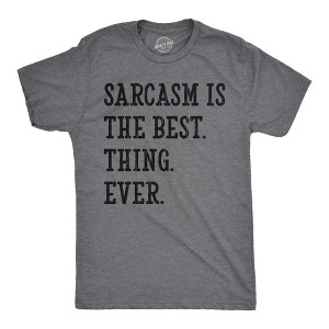 Mens Funny T Shirts Sarcasm Is The Best Thing Ever Sarcastic Novelty Tee For Men - Crazy Dog Men's T Shirt - 1 of 4