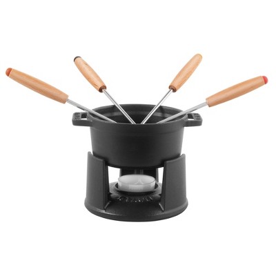 Staub Cast Iron Mini Fondue Set - Thumbnail 4