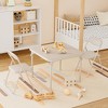 3-Piece Folding Table & Chairs Set - Portable Activity Center with Soft PU Cushions for Toddlers - Perfect for Snacks, Arts & Crafts and Playtime - 3 of 4