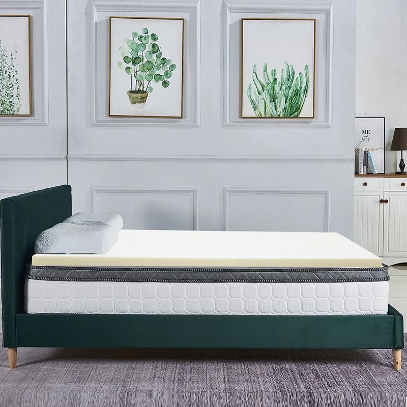 Continental Sleep, 2-inch Foam Topper, Adds Comfort to Mattress, 5 of 11
