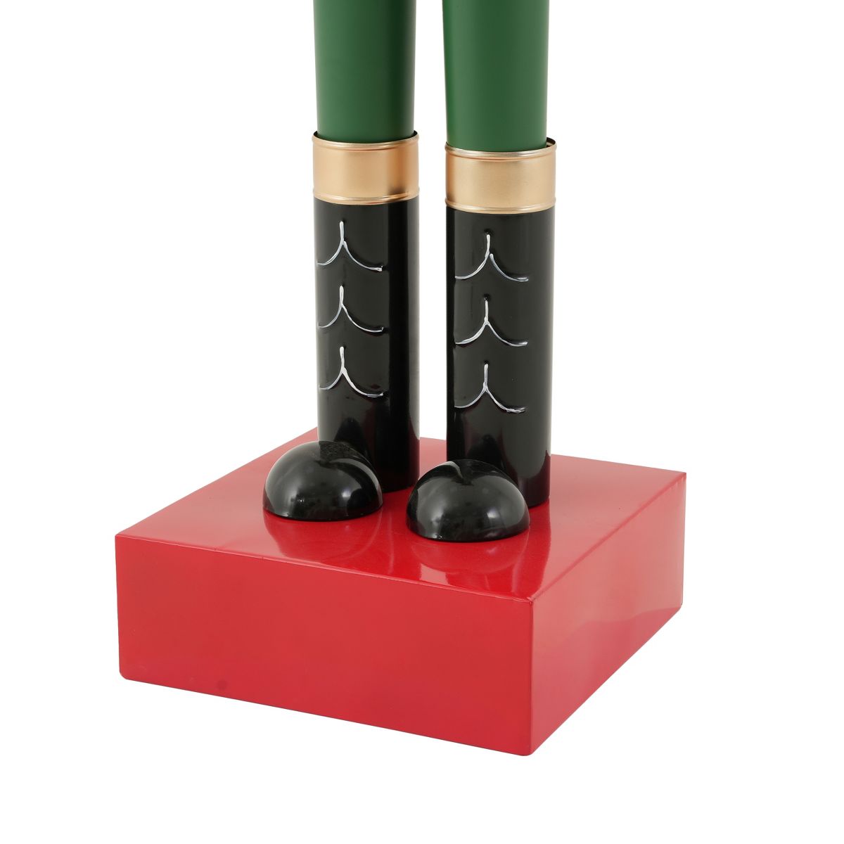 Christopher Knight Home Aimo Modern 63"H Oversized Patio Iron Nutcracker Soldier Statue - thumbnail 8