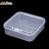 Unique Bargains Plastic Portable Beads Craft Hardware Jewelry Storage Boxes Clear 24 Pcs - 3 of 4