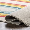 Nuloom Rainbow Abstract 5x8 Indoor Area Rug for Living Room Bedroom Dining Room Nursery Kitchen, Multicolor/Light Beige - 4 of 4