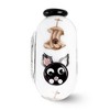 Black Bow Jewelry Fenton Sterling Silver Hey Diddle Diddle 3D Glass Bead Charm - 3 of 4