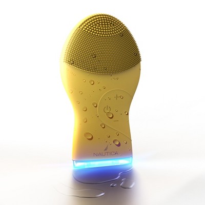 Nautica PC120 Sonic Facial Cleansing Brush Made with Ultra Hygienic Soft Silicone, Waterproof and Rechargeable Face Scrub Brush for Men & Women