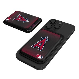 MLB American League Teams Linen Black Magnetic Credit Card Wallet - 1 of 3