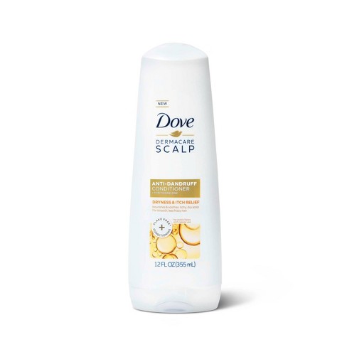 Dove Beauty DermaCare Scalp Anti-Dandruff Conditioner Dry and Itchy Scalp Dryness and Itch Relief - 12 fl oz - image 1 of 4