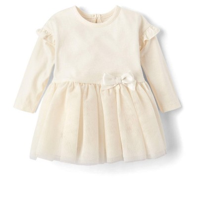 The Children's Place Baby Girls Long Sleeve Tutu Bodysuit Dress