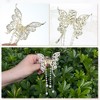 Unique Bargains Women's Butterfly Tassel Hair Clips and Pins Gold Tone 2 Pcs - 4 of 4