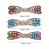 Unique Bargains Women's Sparkly Rhinestones Hair Clips 3 Pcs - 4 of 4