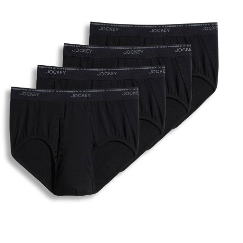 Jockey Men Maxstretch Brief - 4 Pack S Black : Target