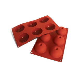 Silikomart Silicone Bakeware Magic Dome 3.89 Oz, 2.95" Dia x 1.57" H, 6 Cavities - 1 of 2