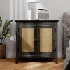 Heynemo Storage Cabinet, Kitchen Sideboard Cabinet with Rattan Decor Doors, Accent Buffet Cabinet with Adjustable Storage Shelf - 2 of 4
