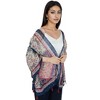 Anna-Kaci Women's Boho Floral Printed Scarf Fashion Fringed Colorful Shawl Wrap Scarves - 4 of 4