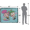 Fairly Odd Parents Wanda And Cosmo In Love Blanket 50"x60" Woven Tapestry - 2 of 4