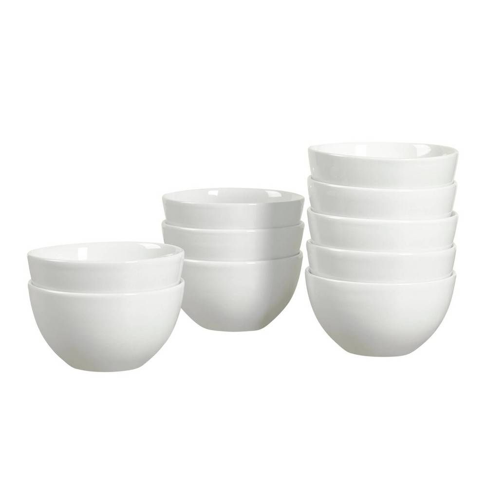 Photos - Other kitchen utensils 5.5" 10pk Porcelain Catering Cereal Bowls White - Tabletops Gallery