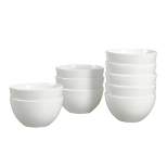 5.5" 10pk Porcelain Catering Cereal Bowls White - Tabletops Gallery