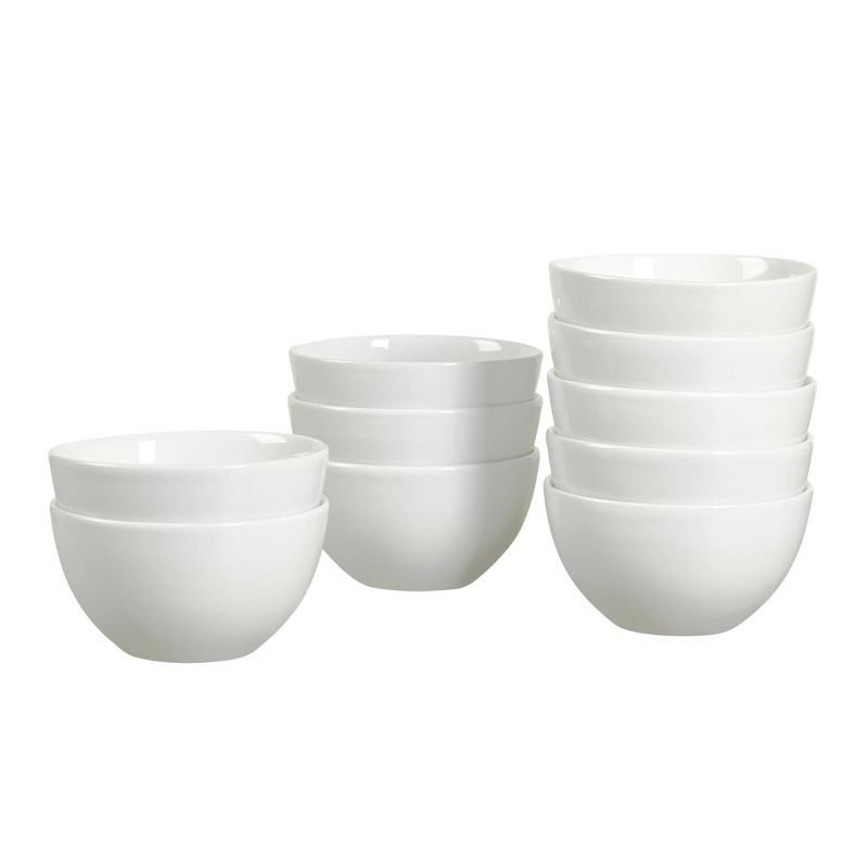 5.5&#34; 10pk Porcelain Catering Cereal Bowls White - Tabletops Gallery, 1 of 4