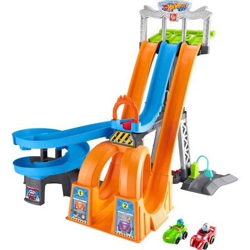 lepel wagon Harden Fisher-price Little People Hot Wheels Racing Loops Tower Trackset : Target