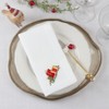 Saro Lifestyle Table Napkins With Embroidered Gifts Design (Set of 4) - 3 of 4