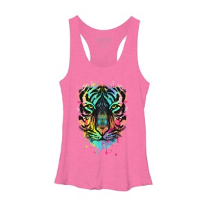 Women's Design By Humans Hunting For Colors By clingcling Racerback Tank Top - 1 of 3