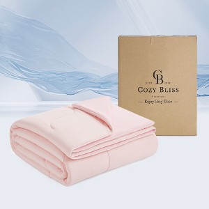 Cozy Bliss Dual-Sided Cooling Blanket, Lightweight Breathable Summer Comforter - 1 of 4