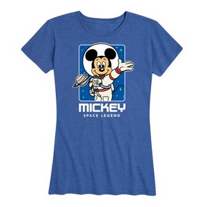 Women's - Disney - Retro Mickey Portrait Short Sleeve Graphic T-Shirt - 1 of 4