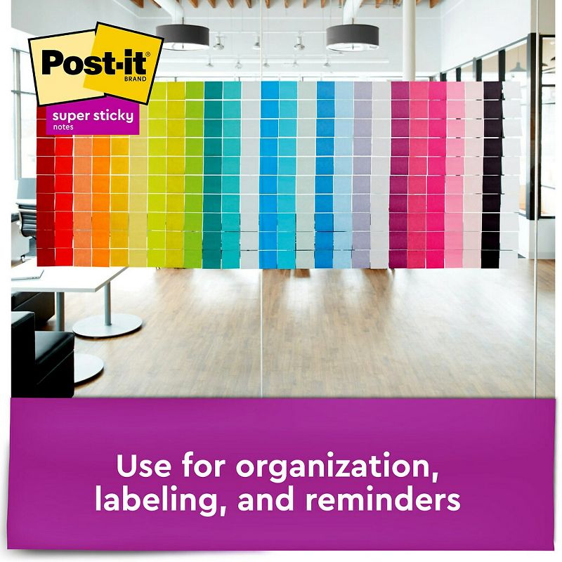 Post-it Super Sticky Notes 3  x 3  White 90 258343, 4 of 10