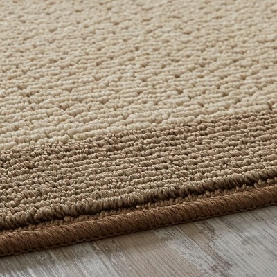 2'6"x3'10" Madison Border Washable Accent Rug Tan Threshold™ Target